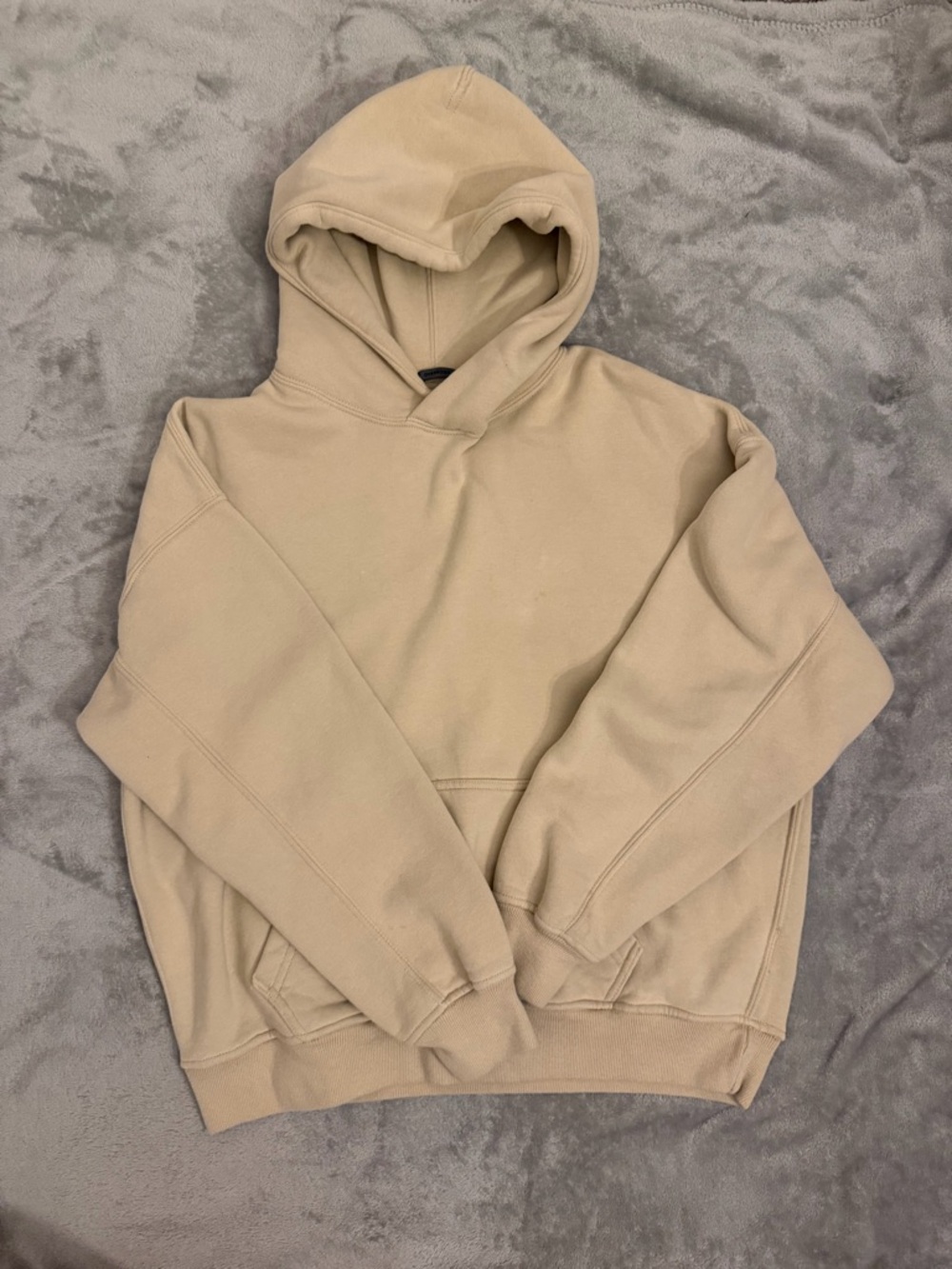 Abercrombie & Fitch Beige Men's Hooded Sweatshirt
